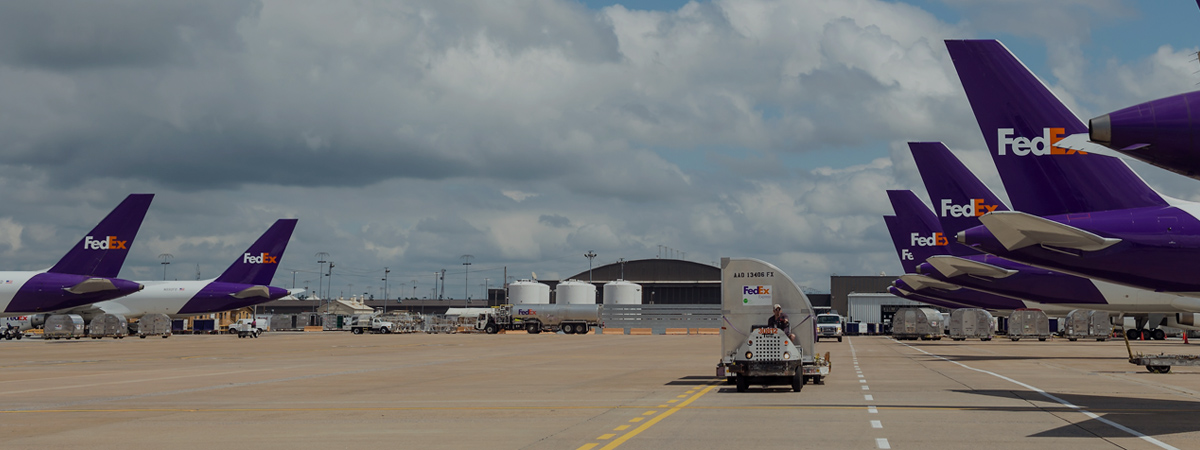 Bandara dengan Armada FedEx